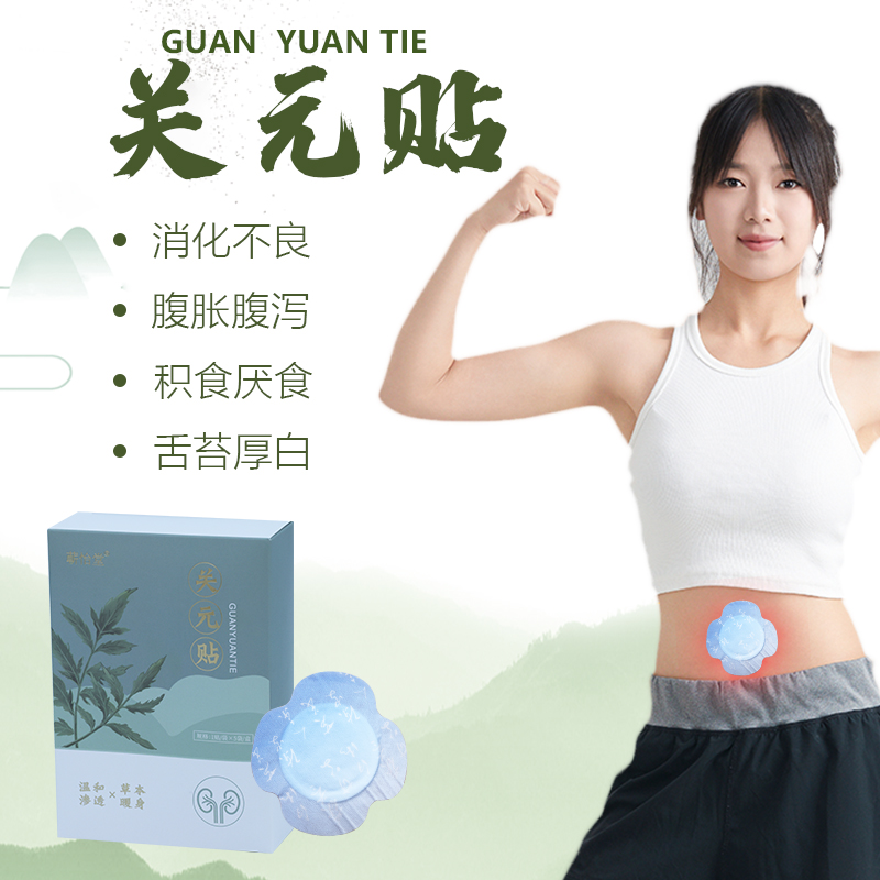蕲怡堂关元贴 5袋/盒  2翼 艾灸贴自发热宫暖贴 艾灸贴自发热宫暖贴