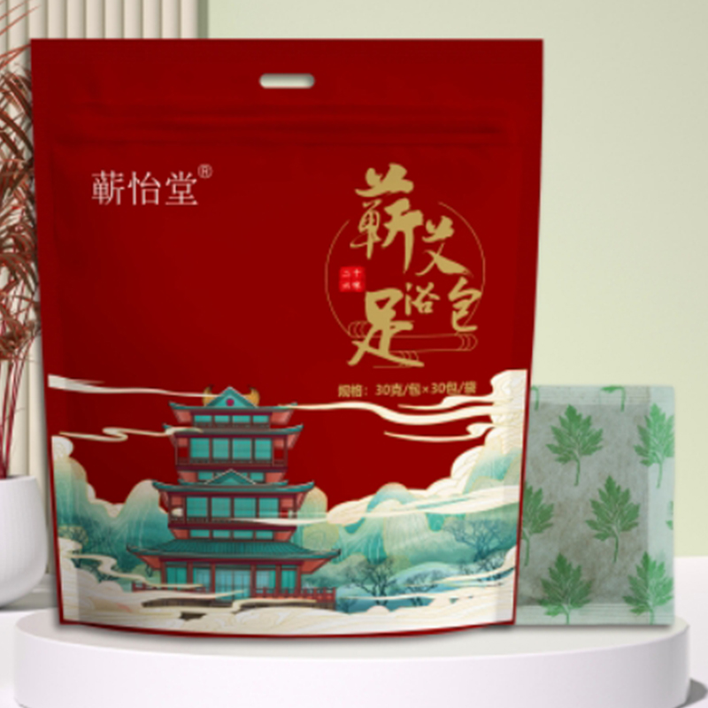 蕲怡堂蕲艾足浴包 30g*30包/袋 包艾草泡脚足浴排毒 包艾草艾叶草泡脚蕲艾